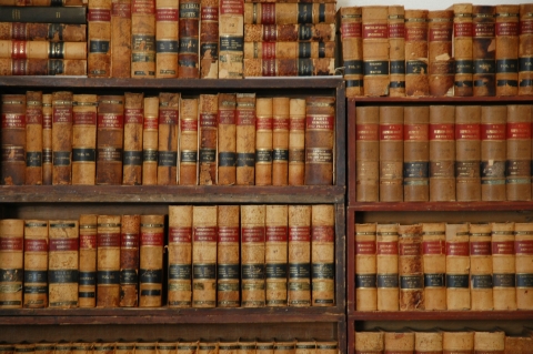 Collection of law books